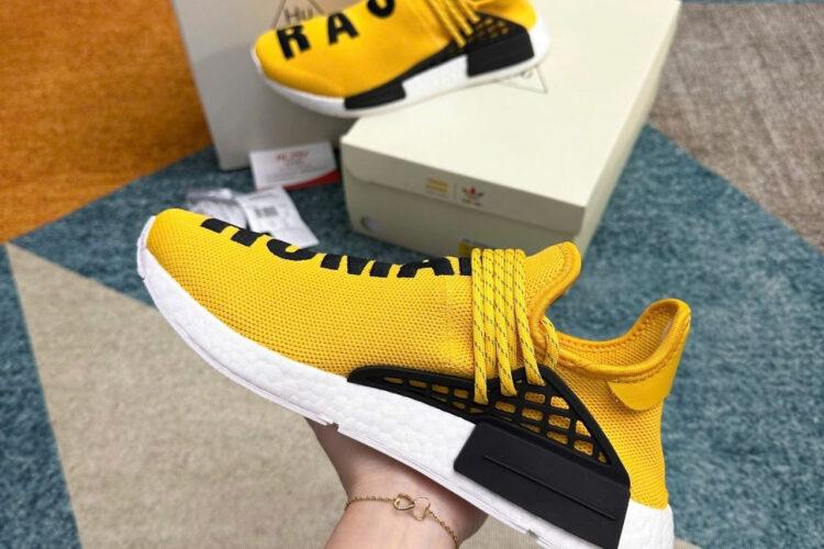 Giày Adidas Pharrell x NMD Human Race Yellow Màu Vàng