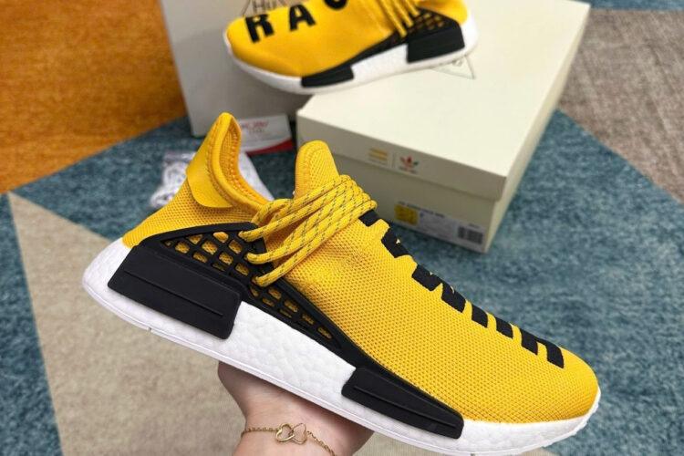 Giày Adidas Pharrell x NMD Human Race Yellow Màu Vàng