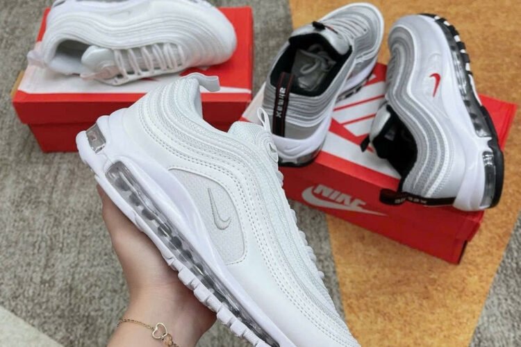 Giày Nike Air Max 97 Triple White Trắng Full