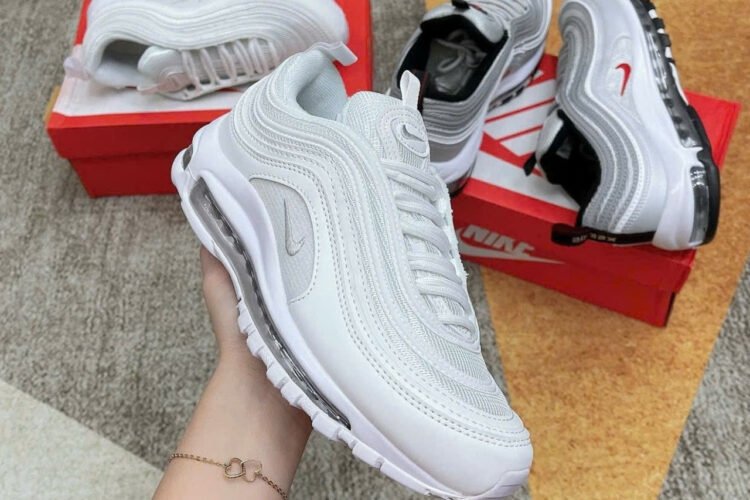 Giày Nike Air Max 97 Triple White Trắng Full
