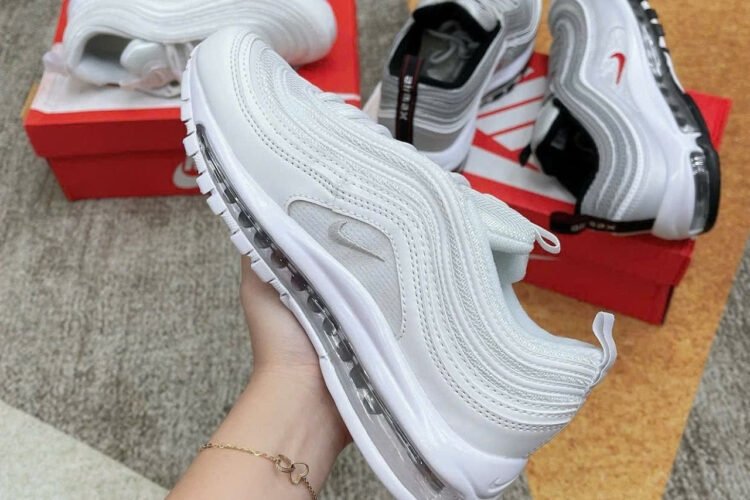 Giày Nike Air Max 97 Triple White Trắng Full