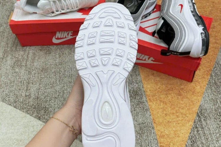 Giày Nike Air Max 97 Triple White Trắng Full