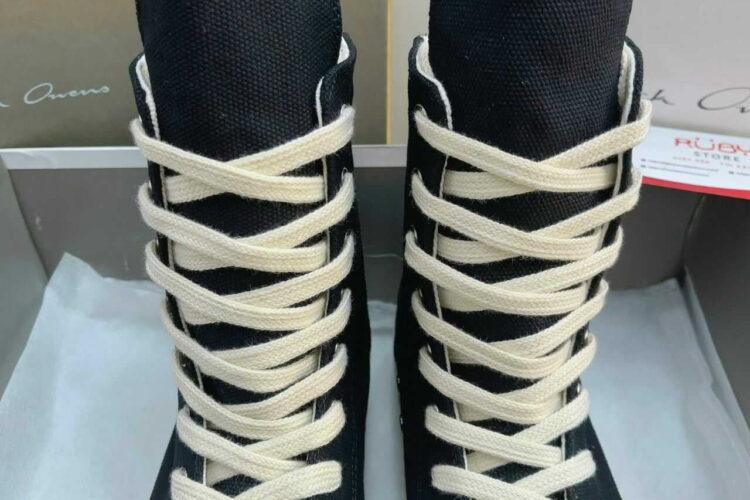 Giày Rick Owens High Top DRKSHQW Cổ Cao Vải
