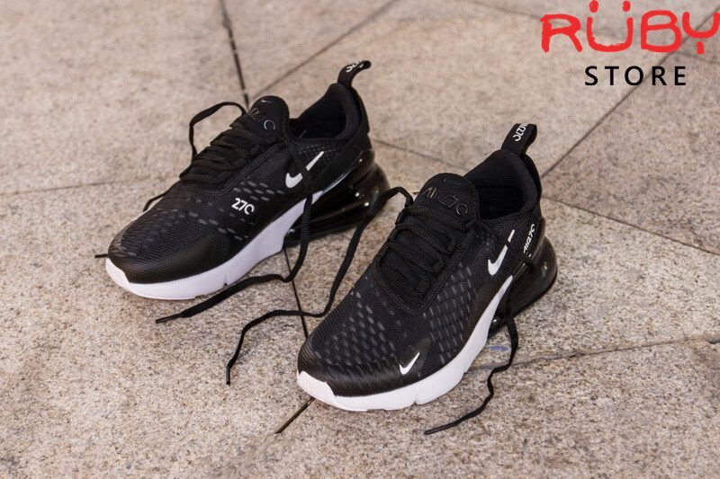 Giày Nike Air Max 270 đen trắng (Black White) Rep