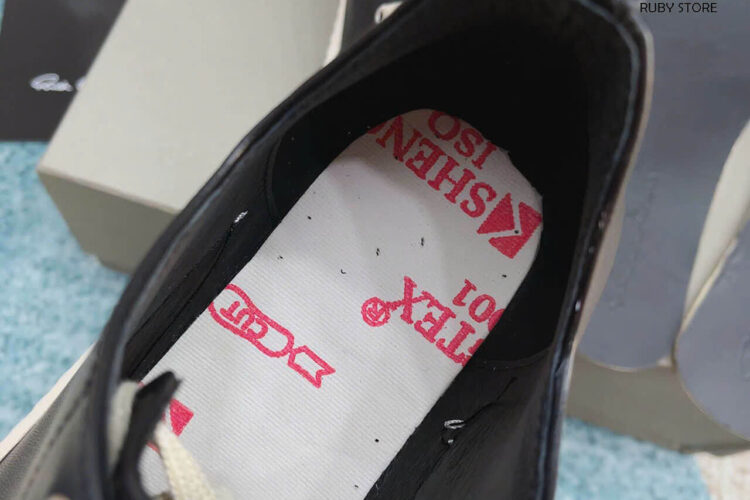 Giày Rick Owen Cổ Thấp Da Best Quality Deal
