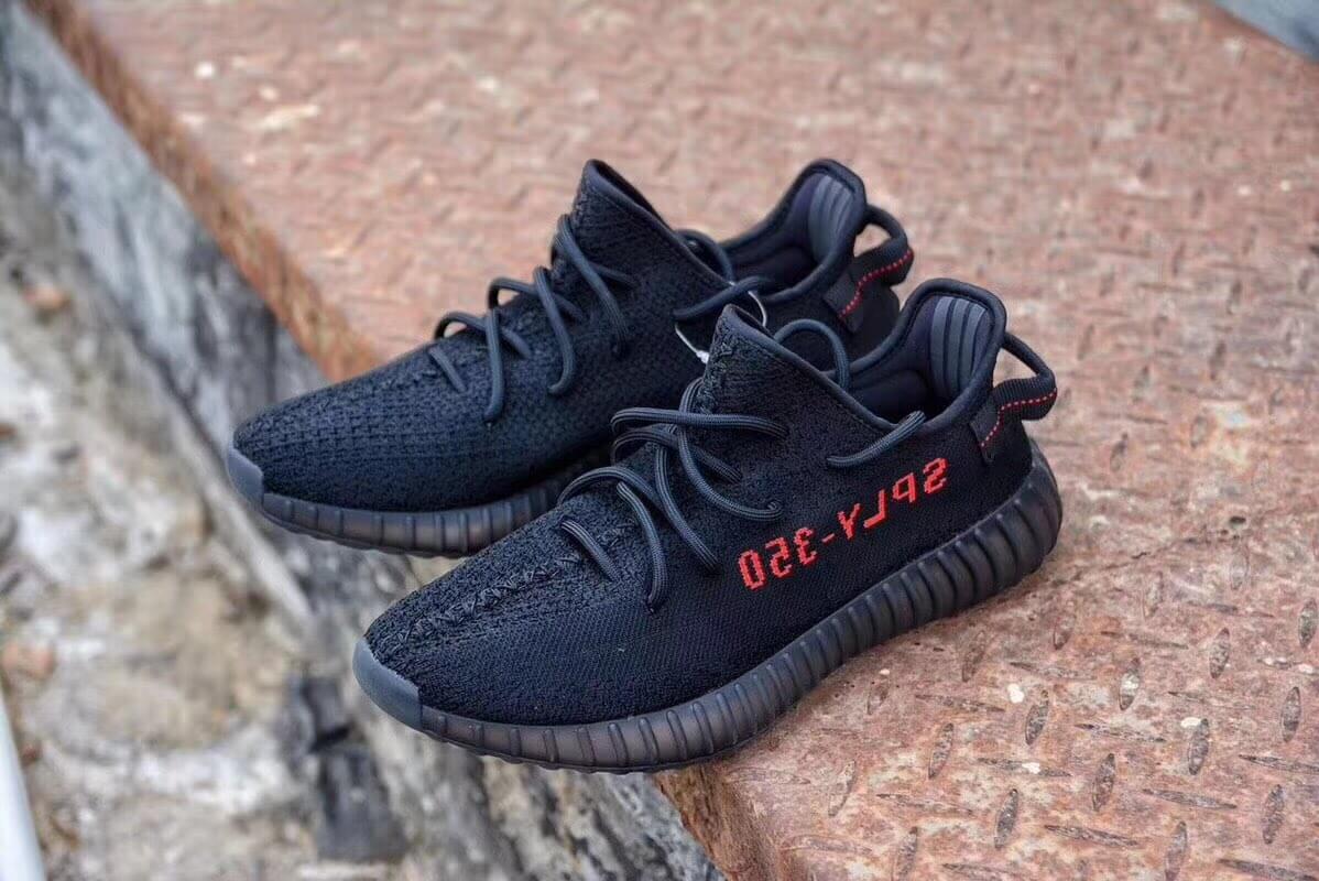 Adidas Yeezy 350 V2 Black Red Infant (Bred)