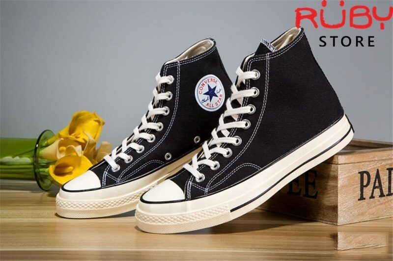 Giày Converse 1970s màu đen cổ cao - Ruby Store