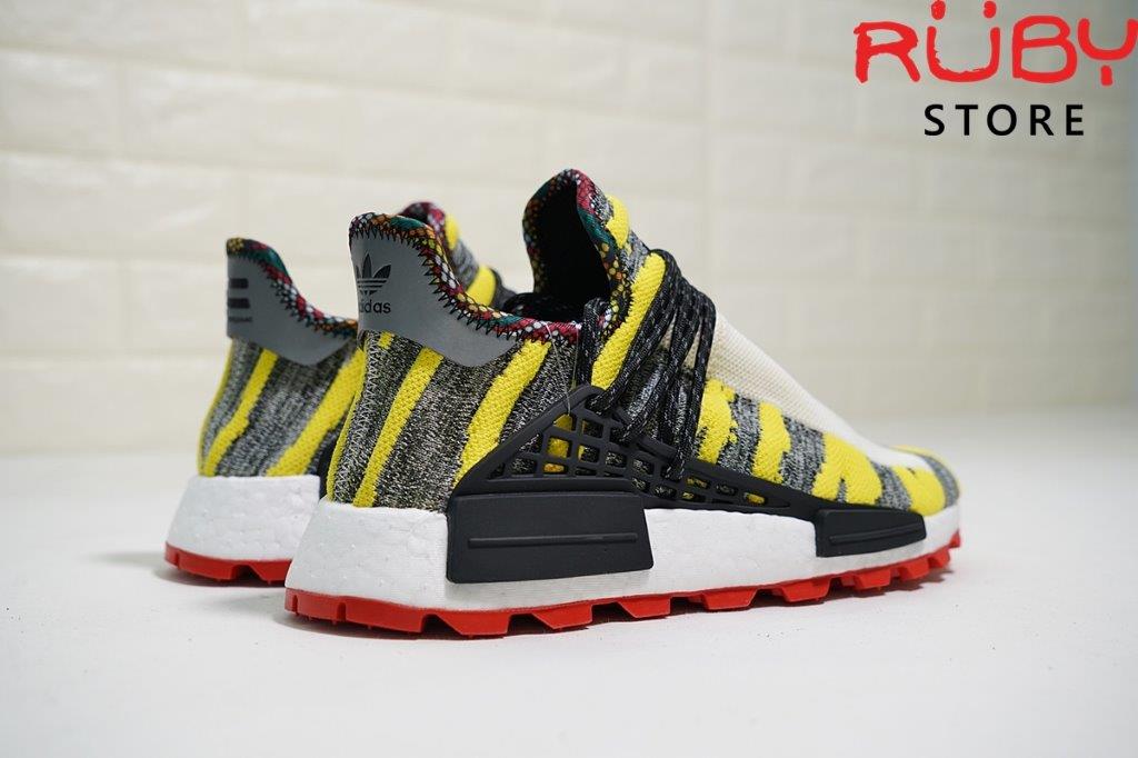 Giày Pharrell Williams Solarhu Nmd Shoes Replica 1:1 Vàng. Full phụ kiện