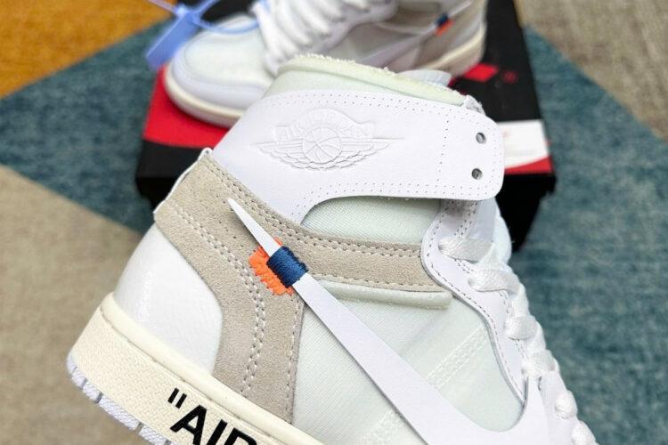 Giày Jordan 1 High Off White Trắng