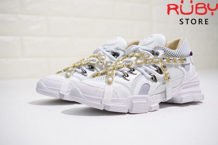 gucci flashtrek sneaker with removable crystals replica