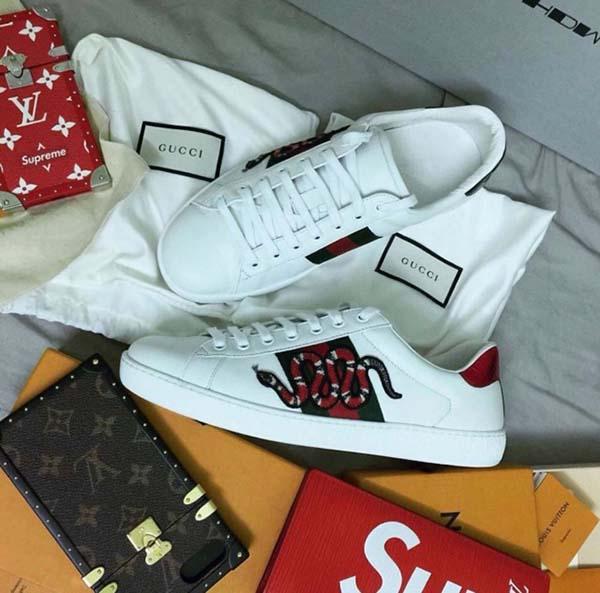 Giày thể thao Gucci Ace thêu