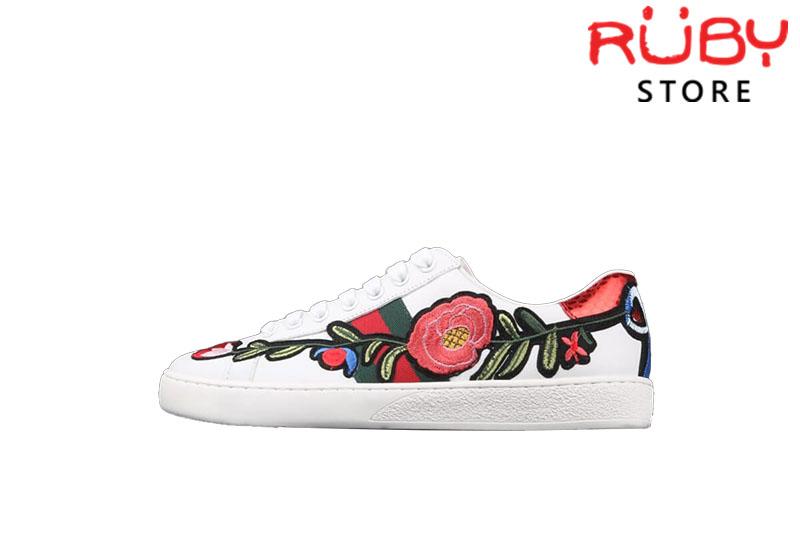 Giày Gucci thêu hoa rep 1:1 giá rẻ nhất TP. HCM | Ruby Store