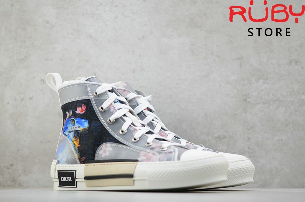 giày dior b23 high top dior oblique sneaker khung long