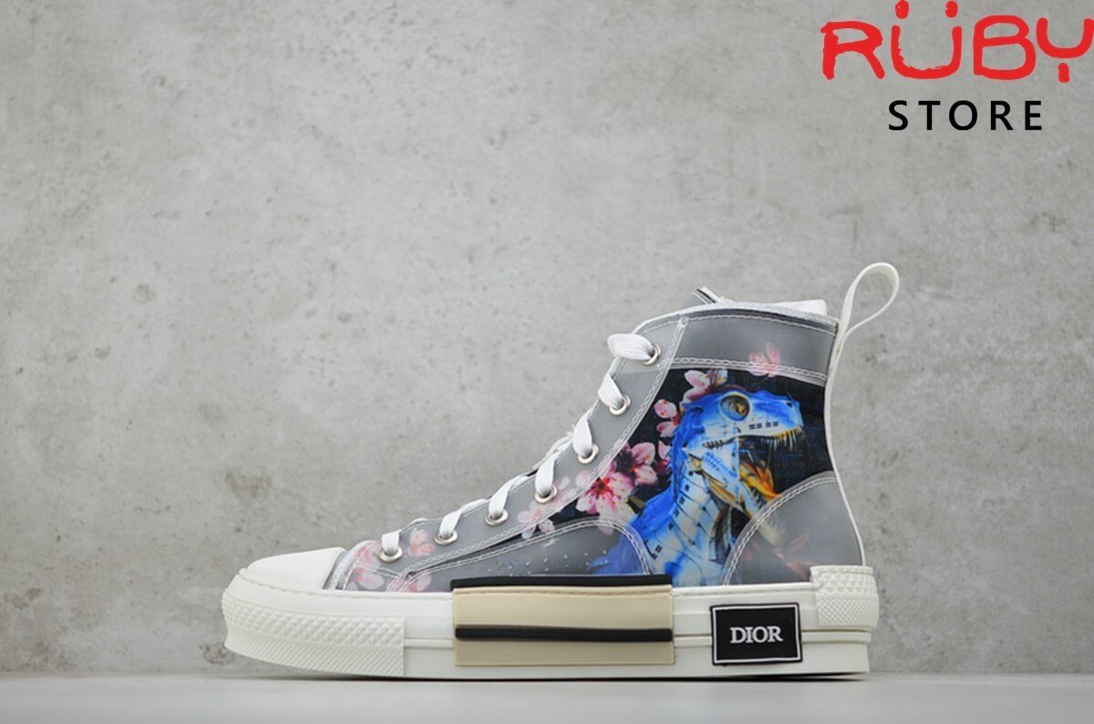 giày dior b23 high top dior oblique sneaker khung long