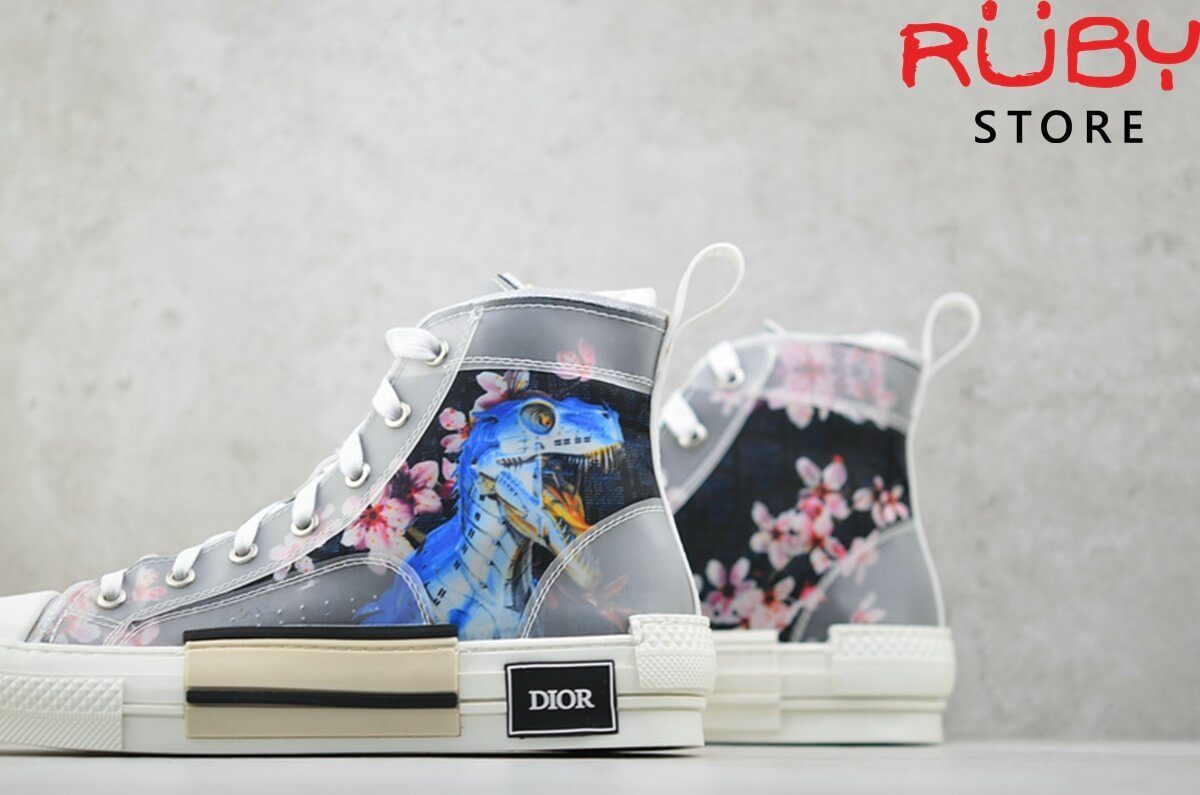 giày dior b23 high top dior oblique sneaker khung long