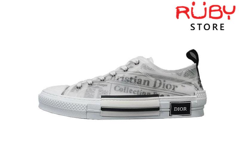 Giày Dior B23 Lowtop Sneaker White Dior Oblique 3SN249YJPH961  LUXITY