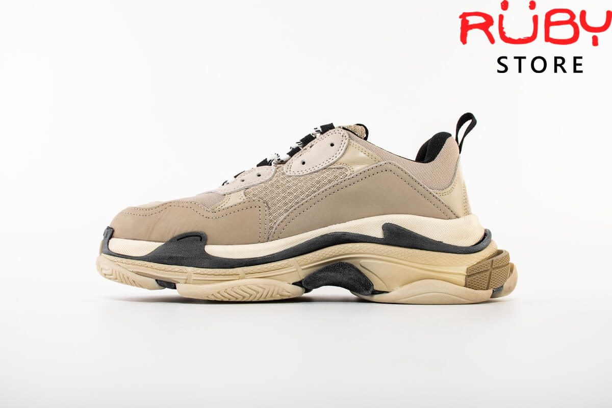 giày balenciaga triple s vanille replica 1:1