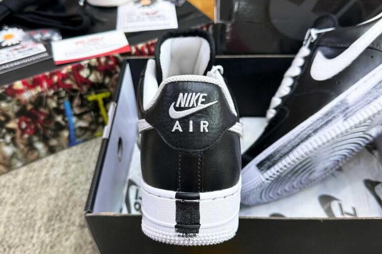 Giày Air Force 1 x G-Dragon Peaceminusone Para-Noise Black đen