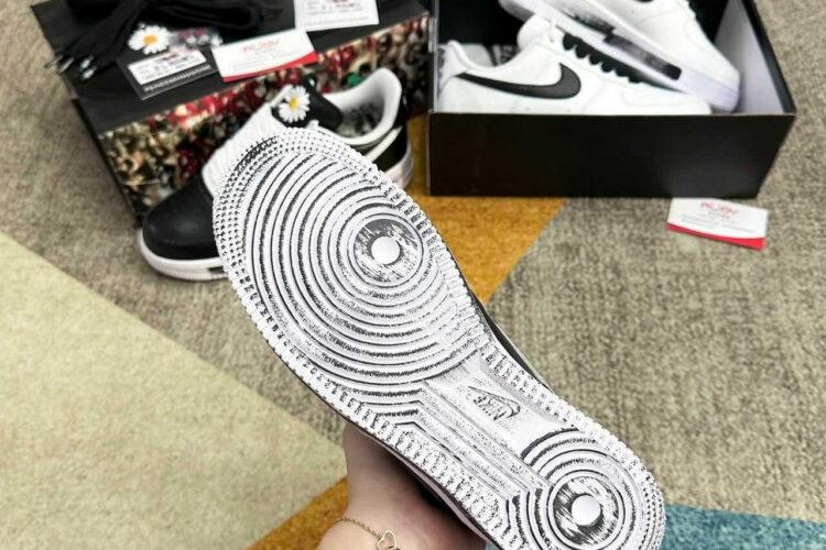 Giày Air Force 1 x G-Dragon Peaceminusone Para-Noise Black đen