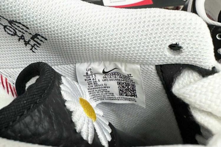 Giày Air Force 1 x G-Dragon Peaceminusone Para-Noise Black đen