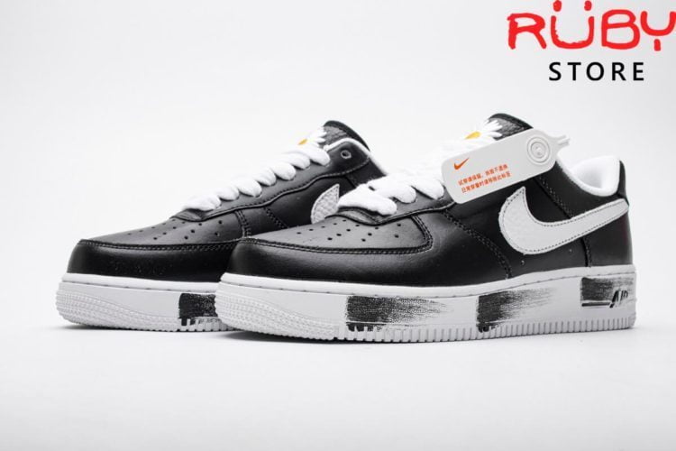 giày peaceminusone x nike air force 1 para noise black white