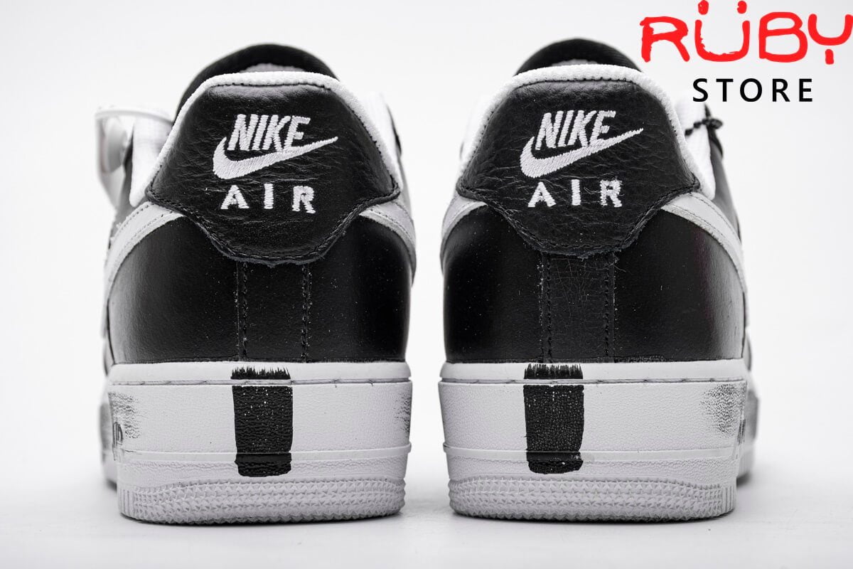 giày peaceminusone x nike air force 1 para noise black white