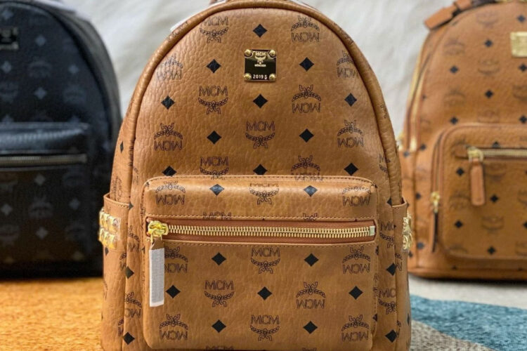Ba Lô Small Stark Side Studs Backpack in Visetos 32CM