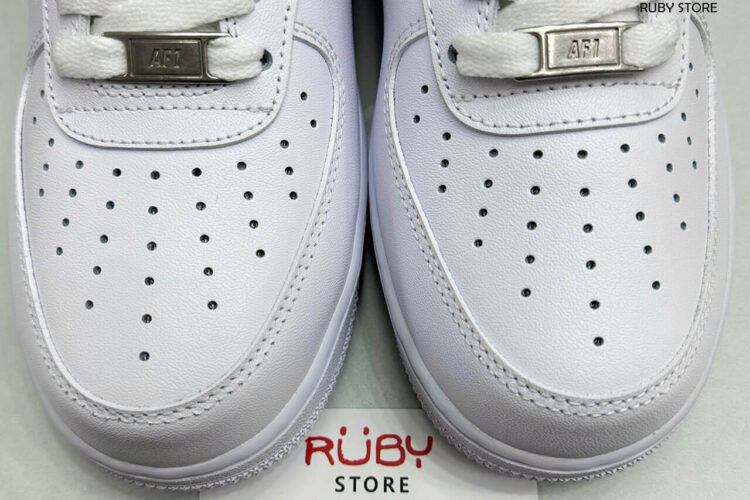 Hình ảnh thực tế giày air force 1 All White trắng full best quality tại Ruby Store
