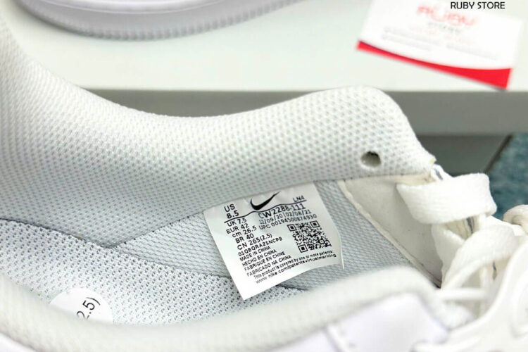 Hình ảnh thực tế giày air force 1 All White trắng full best quality tại Ruby Store