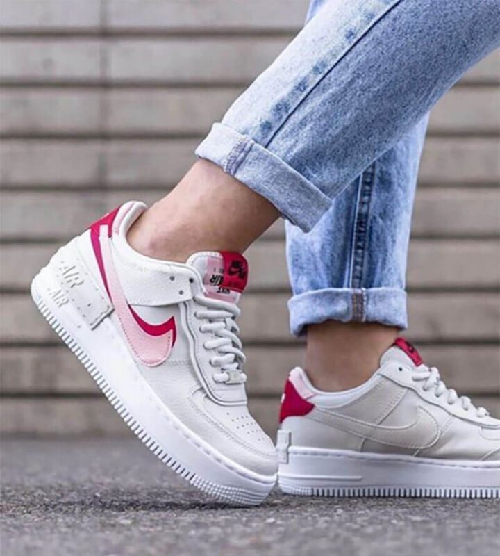 Giày Nike Air Force 1 Shadow - Phantom/Gym Red/Echo Pink