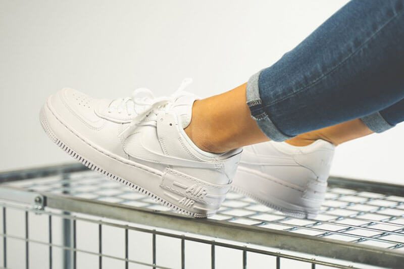 Giày Nike Air Force 1 Shadow - White