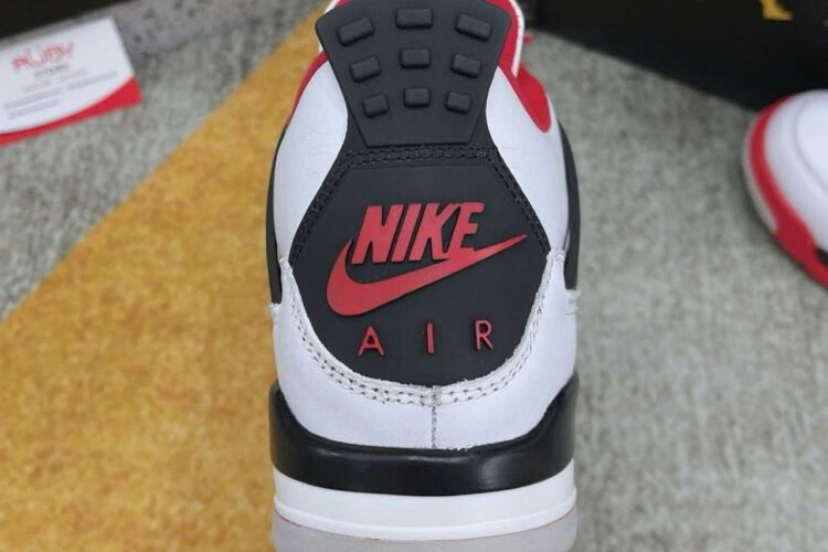Giày Air Jordan 4 Retro Fire Red Trắng đỏ