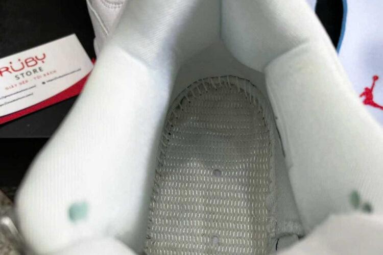 Giày Air Jordan 4 Retro Pure Money Trắng Full