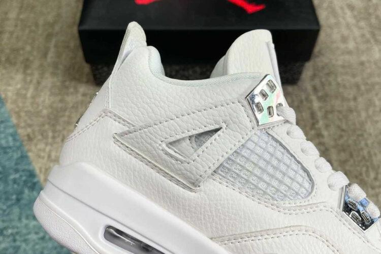 Giày Air Jordan 4 Retro Pure Money Trắng Full