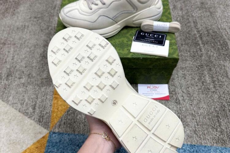 Giày Gucci Rhyton Leather Sneaker Trơn Bẩn