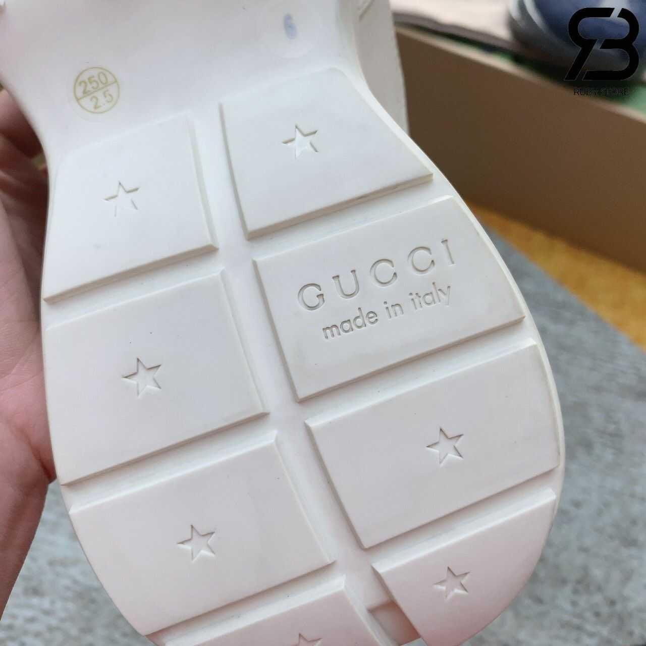 Giày Gucci Rhyton Vintage Logo Leather Sneaker
