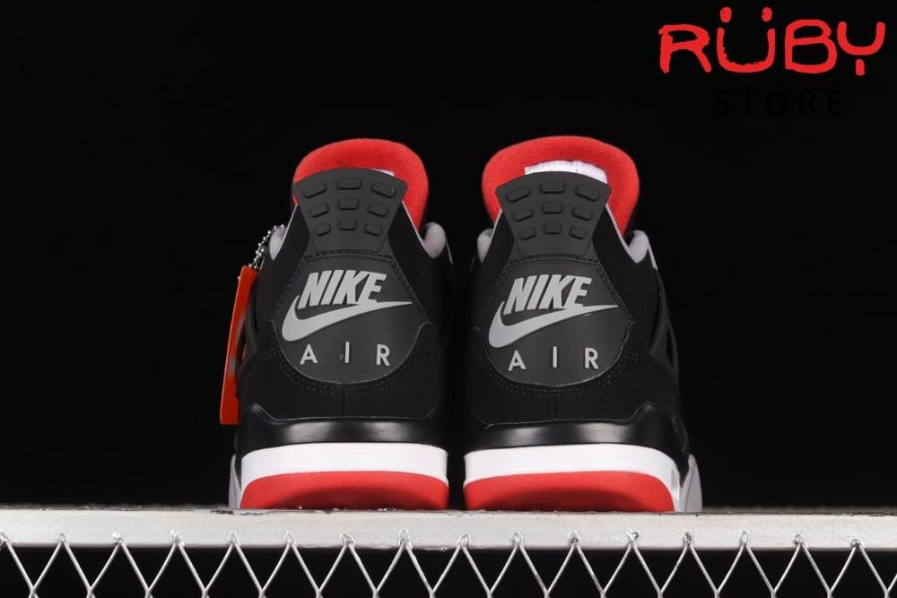 Giày Air Jordan 4 Retro Bred Đen Đỏ Siêu Cấp Tt Replica 1:1 | Ruby Store