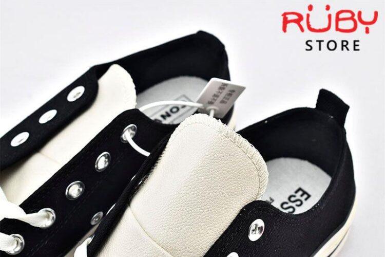 Phần lưỡi gà Giày Converse x Fear of God Essentials màu đen