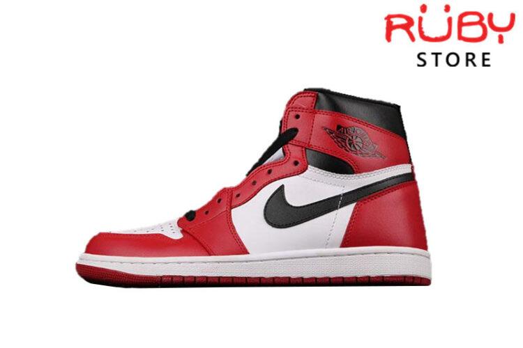 Giày Jordan 1 Retro Chicago Trắng Đỏ