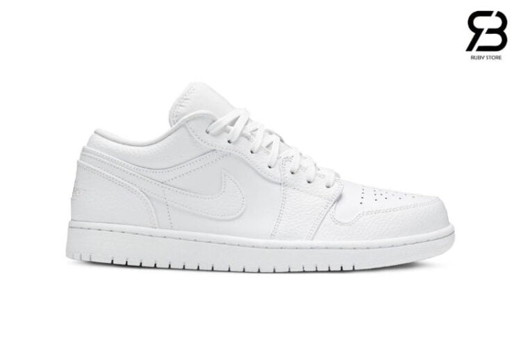 Giày Air Jordan 1 Low Triple White Trắng Full Rep 1 1