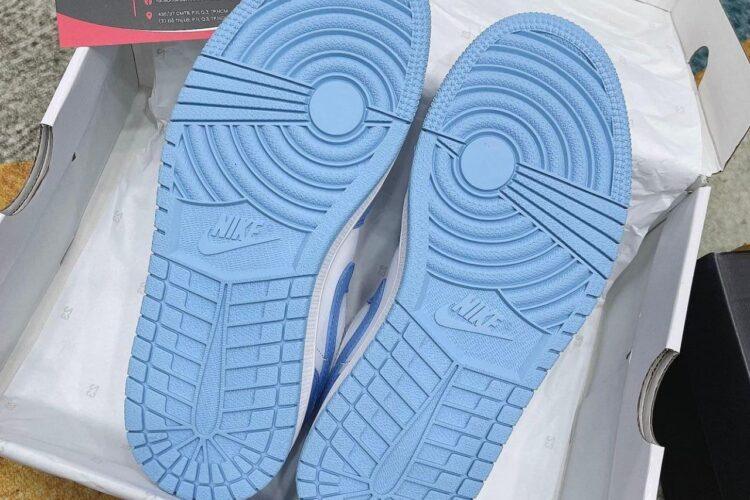 Giày Air Jordan 1 Low UNC Trắng Xanh Dương Rep 1 1