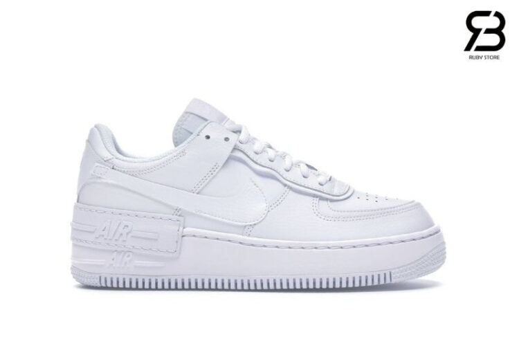 Giày Nike Air Force 1 Shadow Triple White Trắng Full Rep 1 1