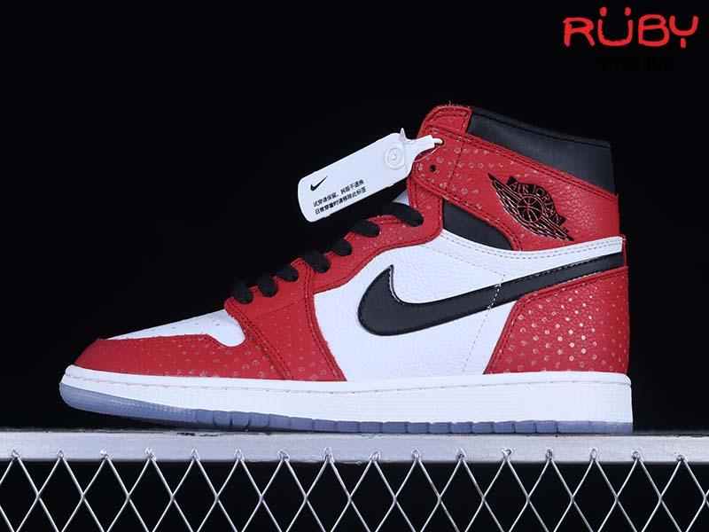 Giày Jordan 1 High Spiderman trắng đỏ rep 1:1 chuẩn | Ruby Store
