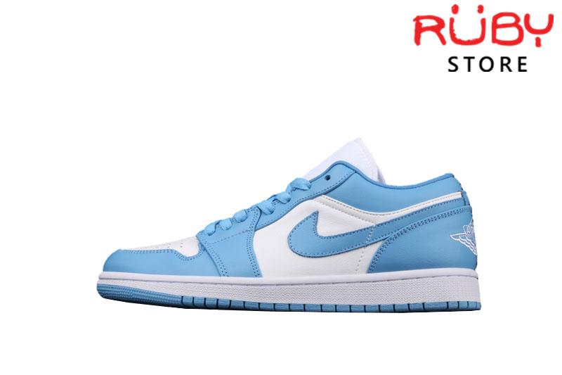 Giày Nike Air Jordan 1 Low University Blue Like Auth rep 11  Roll  Sneaker