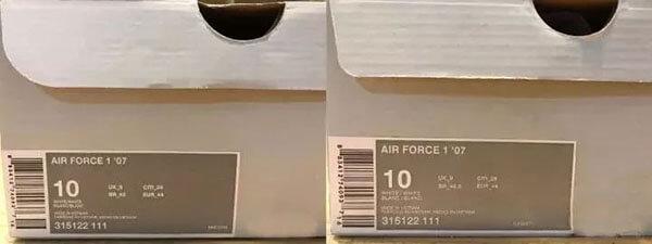 cách phân biệt nike air force 1 thật giả