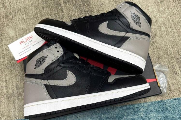 Giày Jordan 1 High Shadow đen Xám