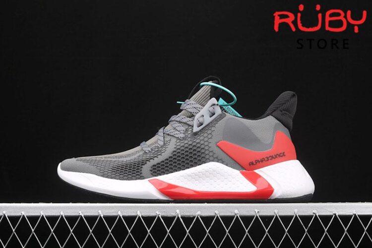 Giày Adidas Alphabounce 2020 xám đỏ