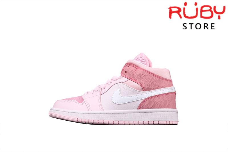 Giày Jordan 1 Mid Digital Pink Hồng Rep 1:1 | Ruby Store