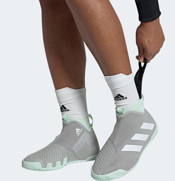 Giày tennis cao cổ không dây đầu tiên của Adidas