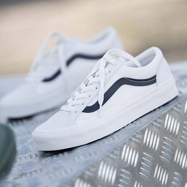 Vans Style 36 Marshmallow dây xanh